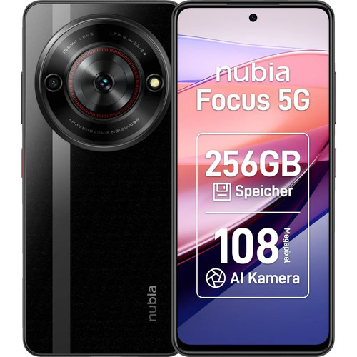 Nubia focus 256 black - nubia,