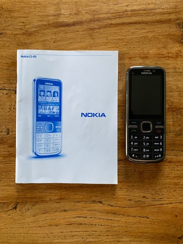 Nokia all black - nokia, c5